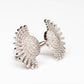 Avenue Chic - Women's Half Sunburst Cuff Ring