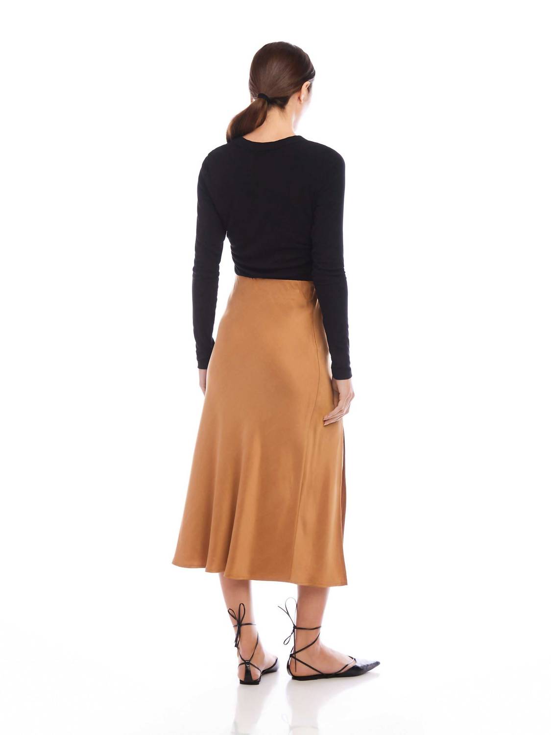 Fifteen Twenty - Brielle Side Slit Midi Skirt