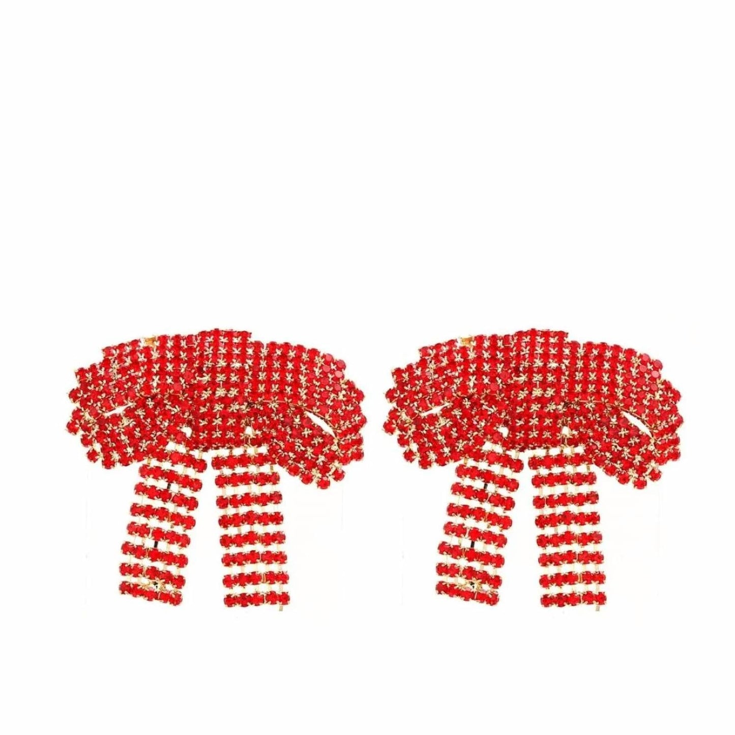 Accessory Concierge - Gemstone Bow Earrings
