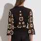 Elan - Panama Tie Front Top