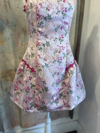 B.Right - Grace Floral Flare Mini Dress