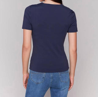 Charlie B - Double Cloth Short Sleeve Tee