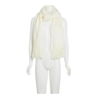 Steve Madden Women's Winter Blanket Wrap Muffler Scarf - Ivory, One Size