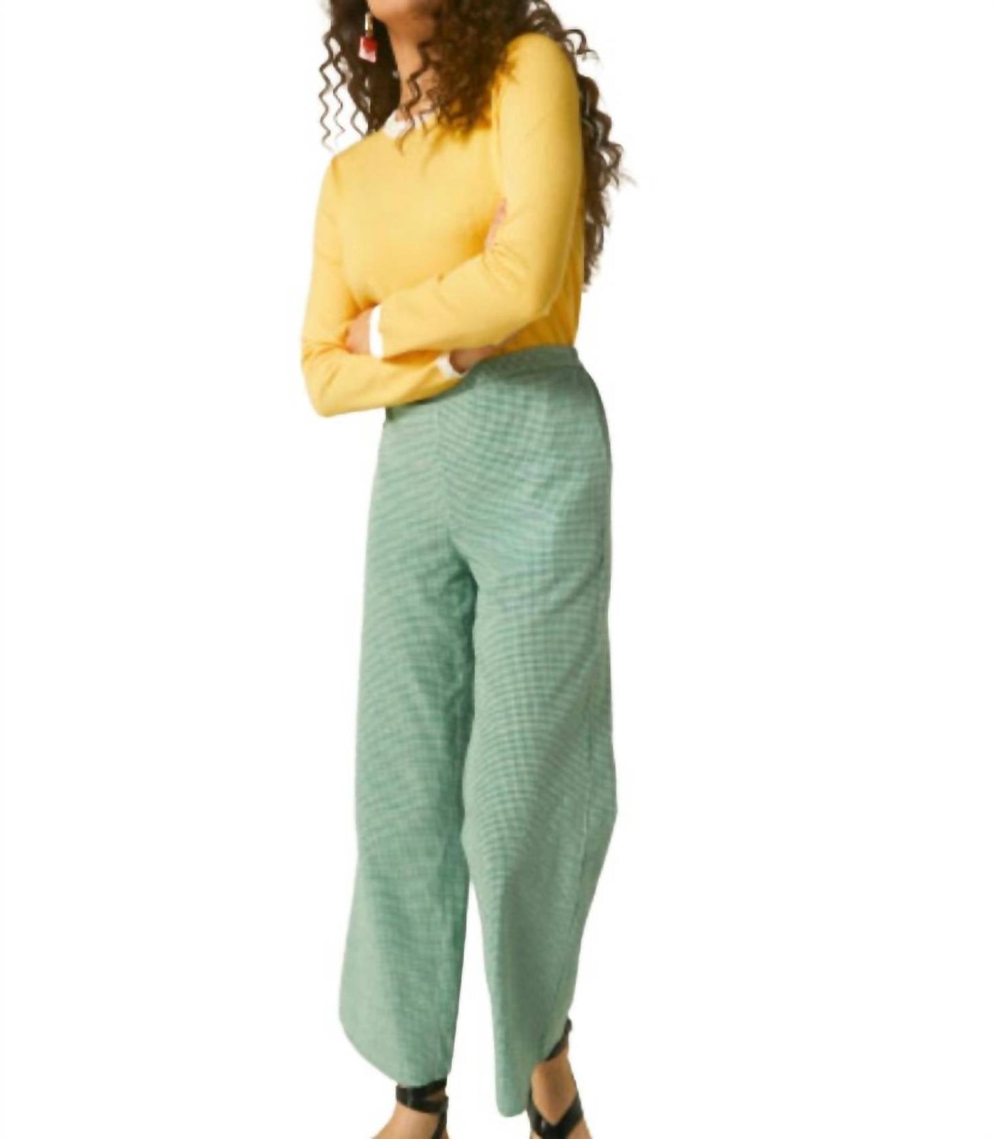 Compania Fantastica - Women's Gingham Trousers