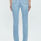 Pistola - Colleen Tower High Rise Modern Slim Raw Split Hem Denim Jeans