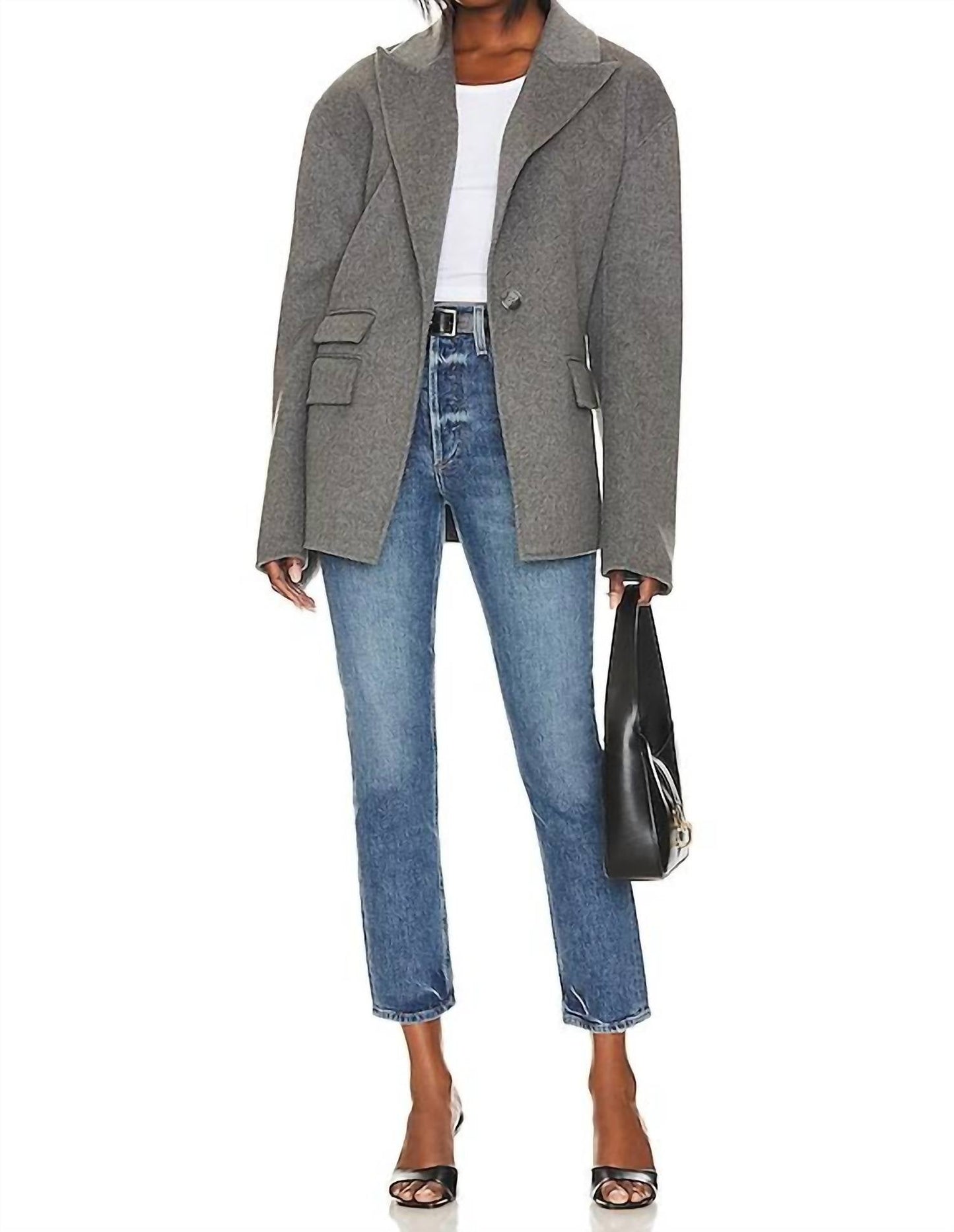 Agolde - Riley Long High-waisted Straight Leg Jeans
