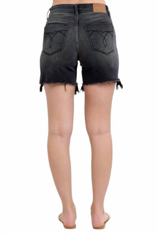 Judy Blue - Cut Off 2 Button Dad Shorts