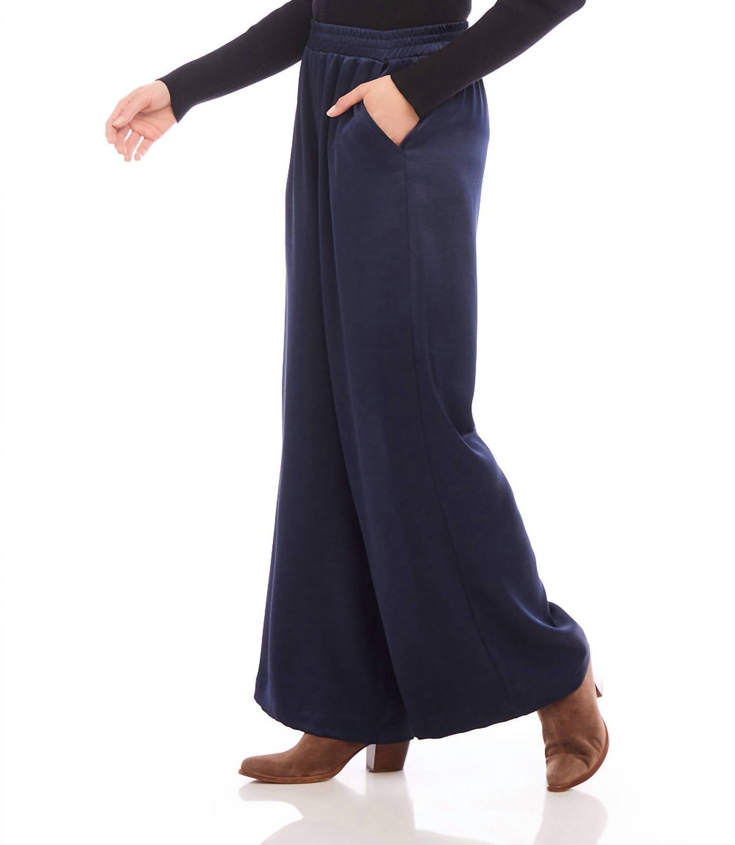 Karen Kane - Wide Leg Satin Pants