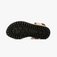All Black - Womens Quilted Vel Sandals