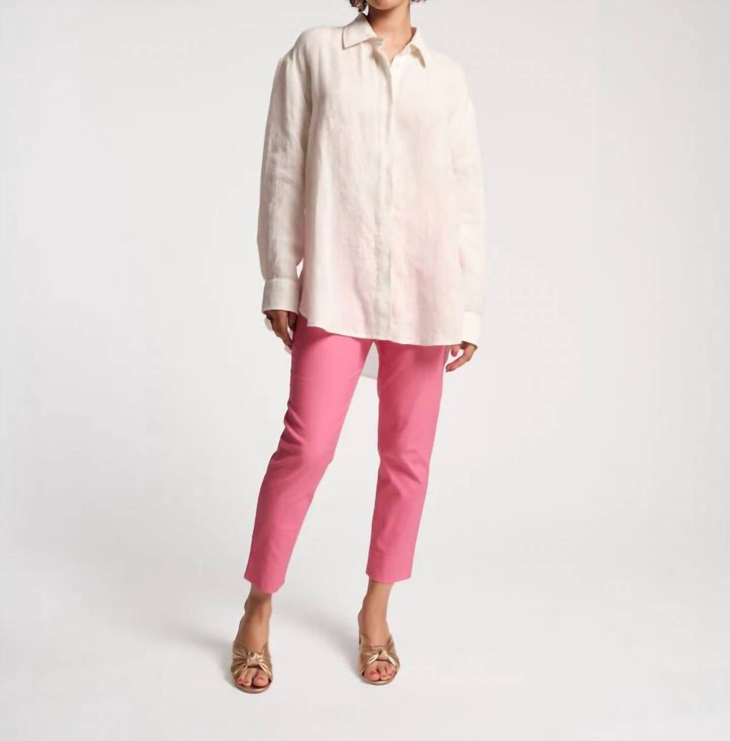 Frances Valentine - Perfect Oversized Linen Button Down