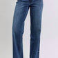 Judy Blue - Mid Rise Wide Leg Jeans
