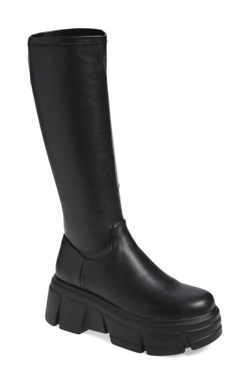 Steve Madden Tero Chunky Knee High Platform Boot - Black