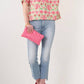 Emily Mccarthy - Floral Garden Cheetah Poppy Top
