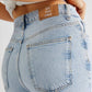 Free People - Pacifica Straight Leg Bleach Acid Wash Jeans
