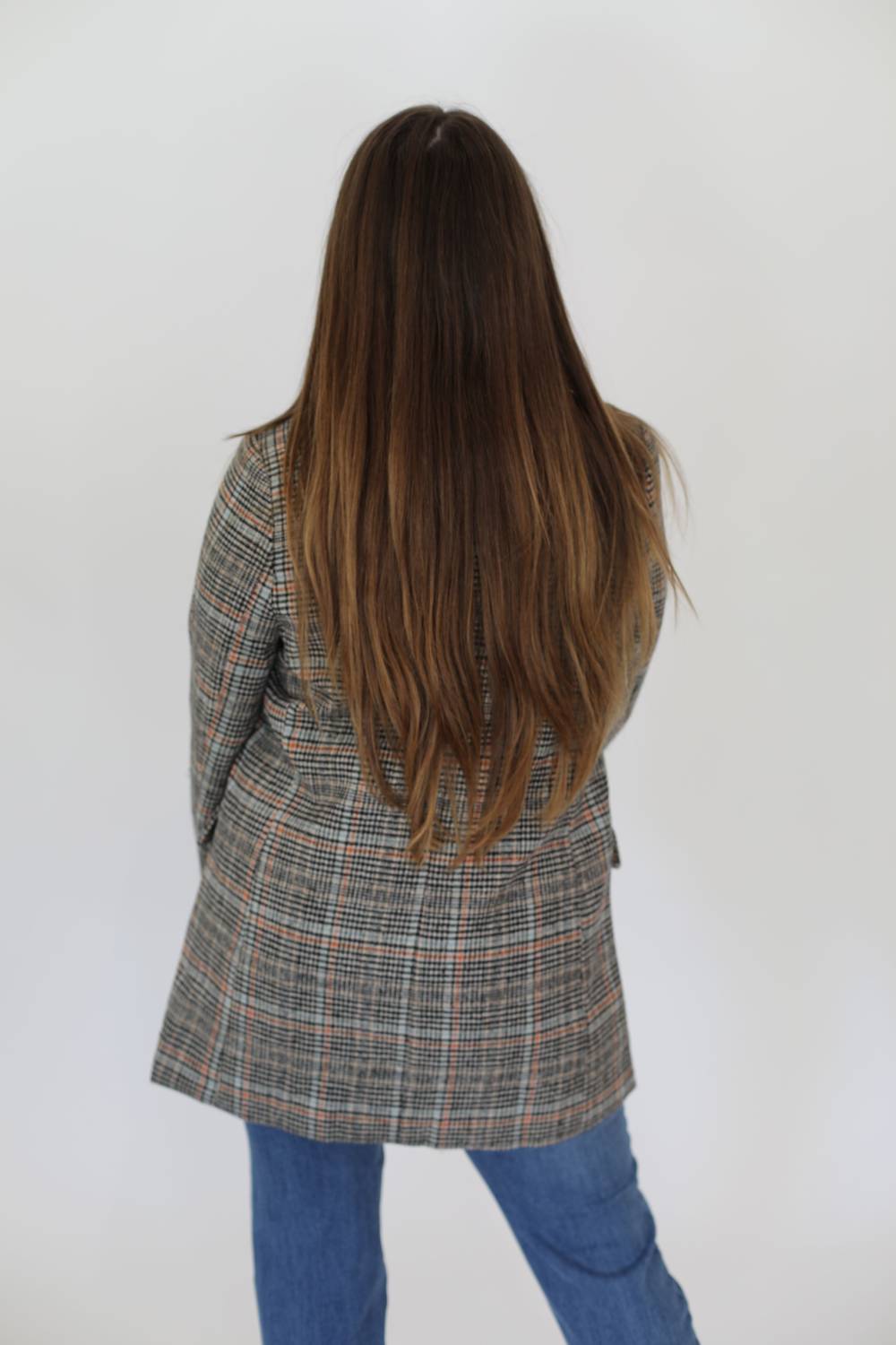 Entro - Falling For You Plaid Blazer