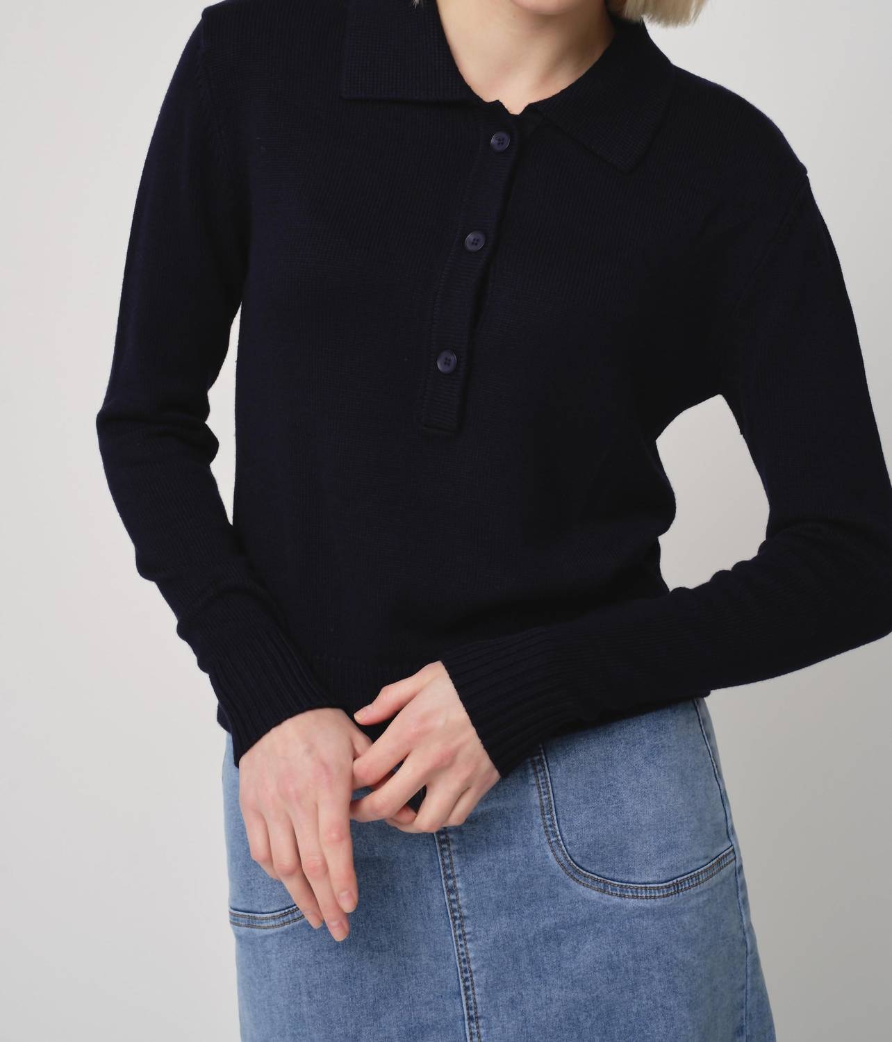 Recollection Brand - Knit Polo Top