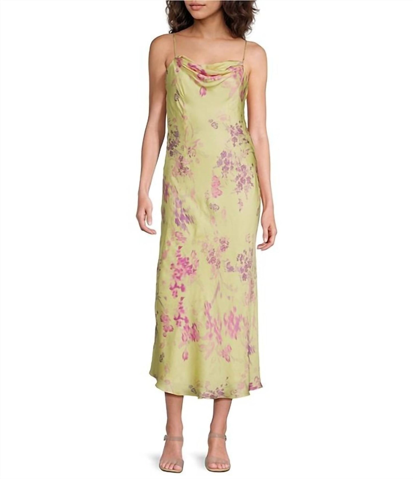 French Connection - Elyria Satin Midi Dress