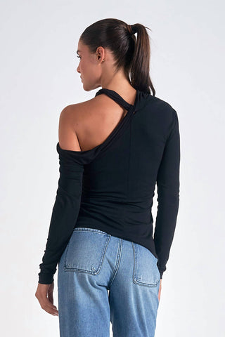 Elan - Long Sleeve Off Shoulder Top