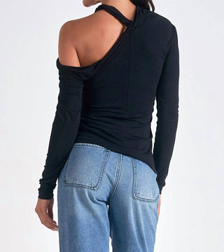 Elan - Long Sleeve Off Shoulder Top