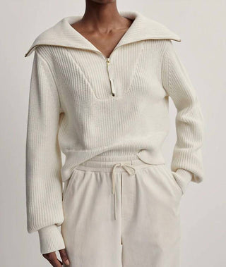 Varley - Mentone Half-Zip Knit Pullover Sweater