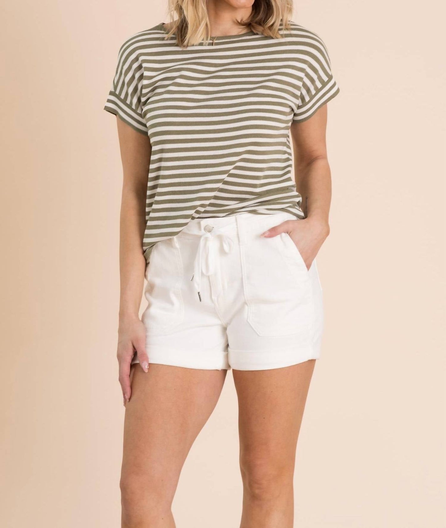 Judy Blue - Della High Waist Jogger Shorts