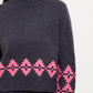 &Isla - Noah Geo Turtleneck Top