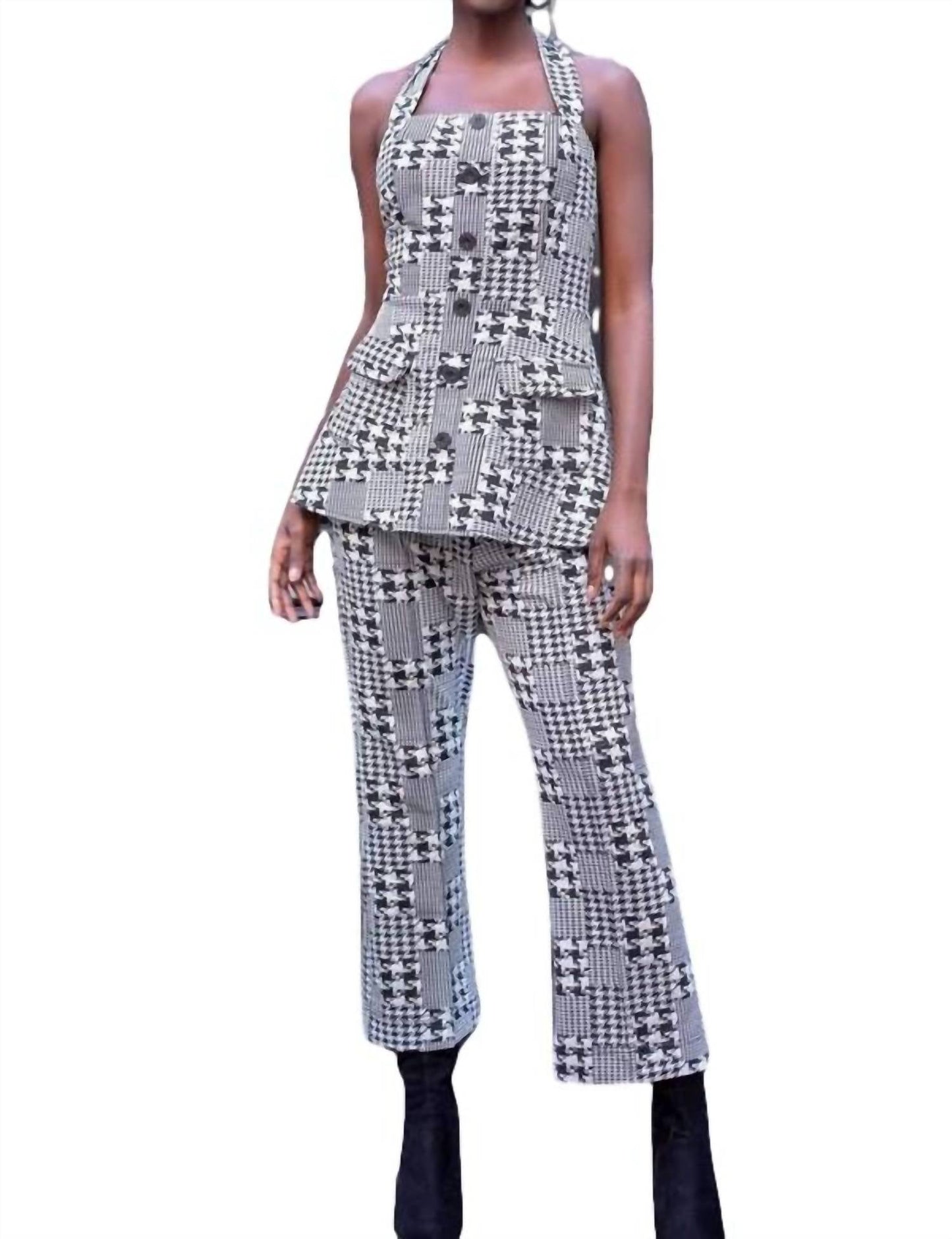 Eva Franco - Plaid Pant Set