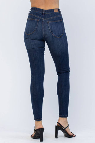 Judy Blue - High Waist Patch Pocket Pull-on Skinny Jeans