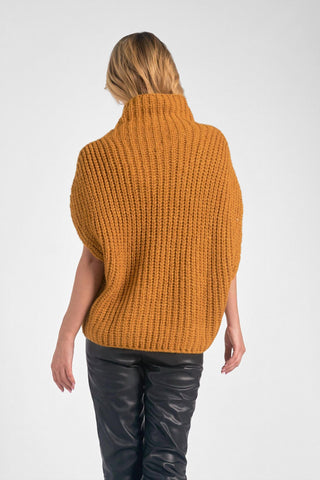 Elan - Short Sleeve Turtleneck Sweater