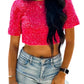 Cloud Ten - Fun Days Ahead Puff Sleeves Top