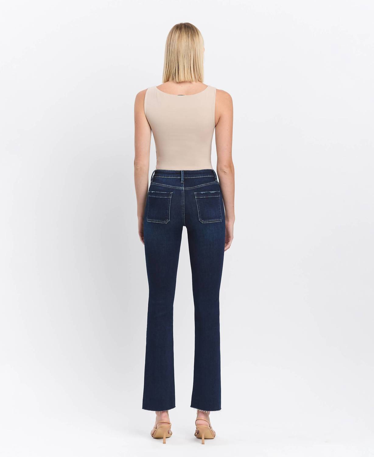 Lovervet - High Rise Mini Bootcut Jeans