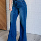 Judy Blue - Women's High Rise Tummy Control Retro Wide Leg Jeans