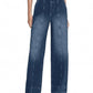 Frame - BRAIDED WAISTBAND WIDE LEG JEAN