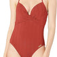 Vince Camuto - Wrap Front One-Piece Bikini