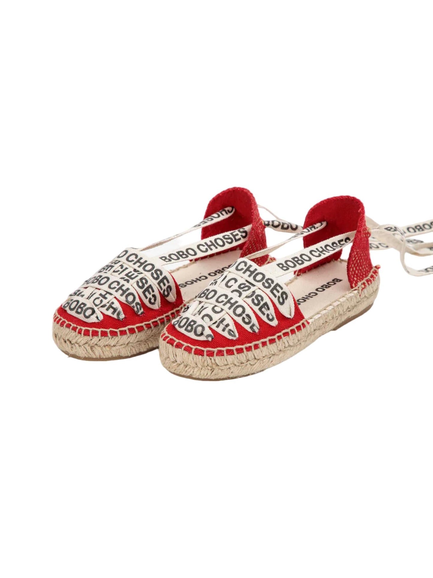 Bobo Choses - Girl's Lace-up Cotton Espadrille