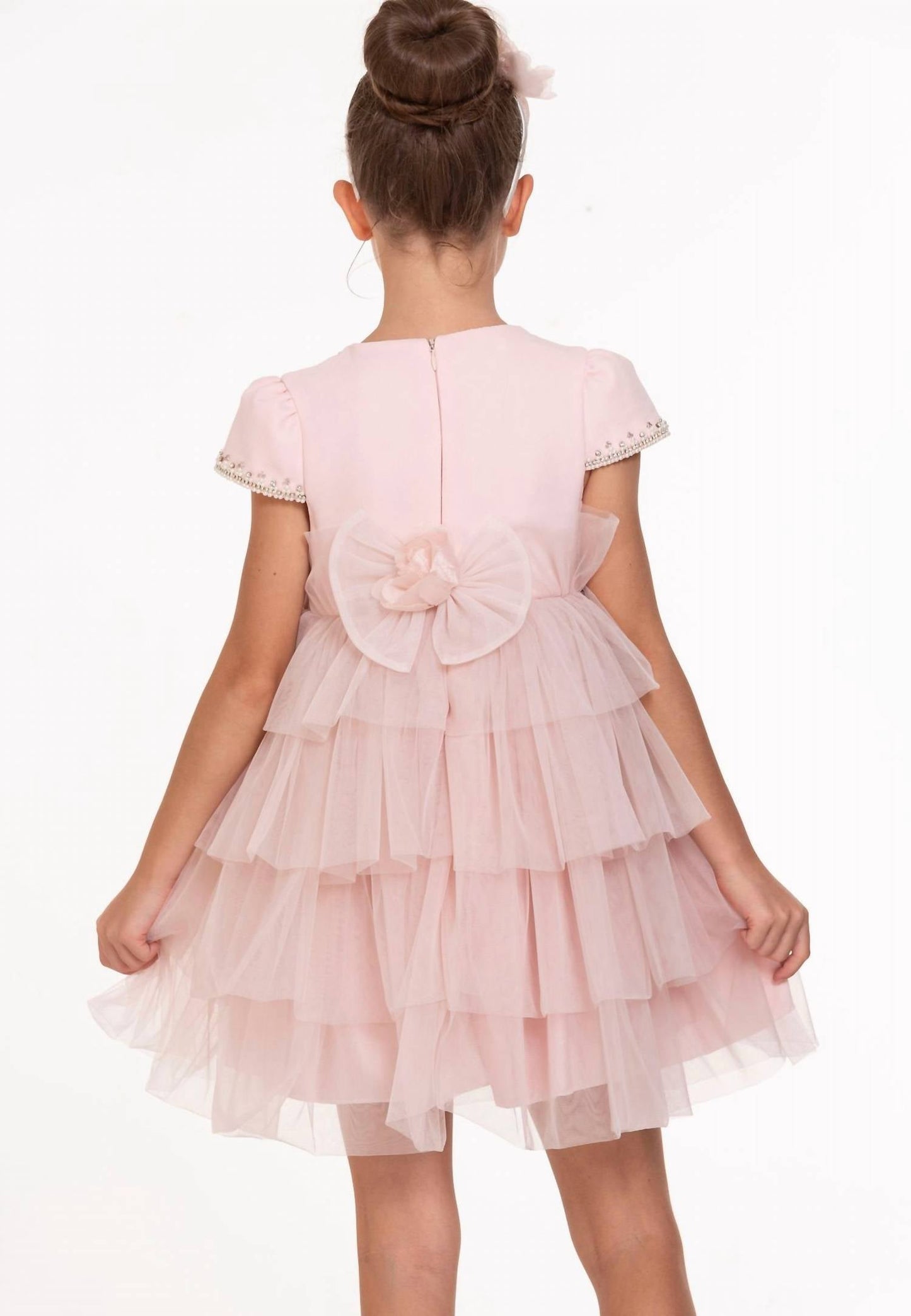 Zaalima Fashion - Tiered Dress For Girls | Elegant Partywear Outfit