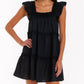 Allison New York - Faye Flutter Sleeves Mini Dress