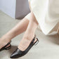 All Black - Women's Royal Sling Flat