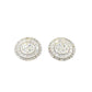 Aamiaa - 0.65 Carat Natural Diamond Double Halo Cluster Stud Earrings