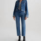 Ag Jeans - Studded Isa Cropped Trucker Jacket