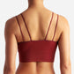 Danskin - 3-pack Seamless Rib Longline With Bungee Pullover Bralette