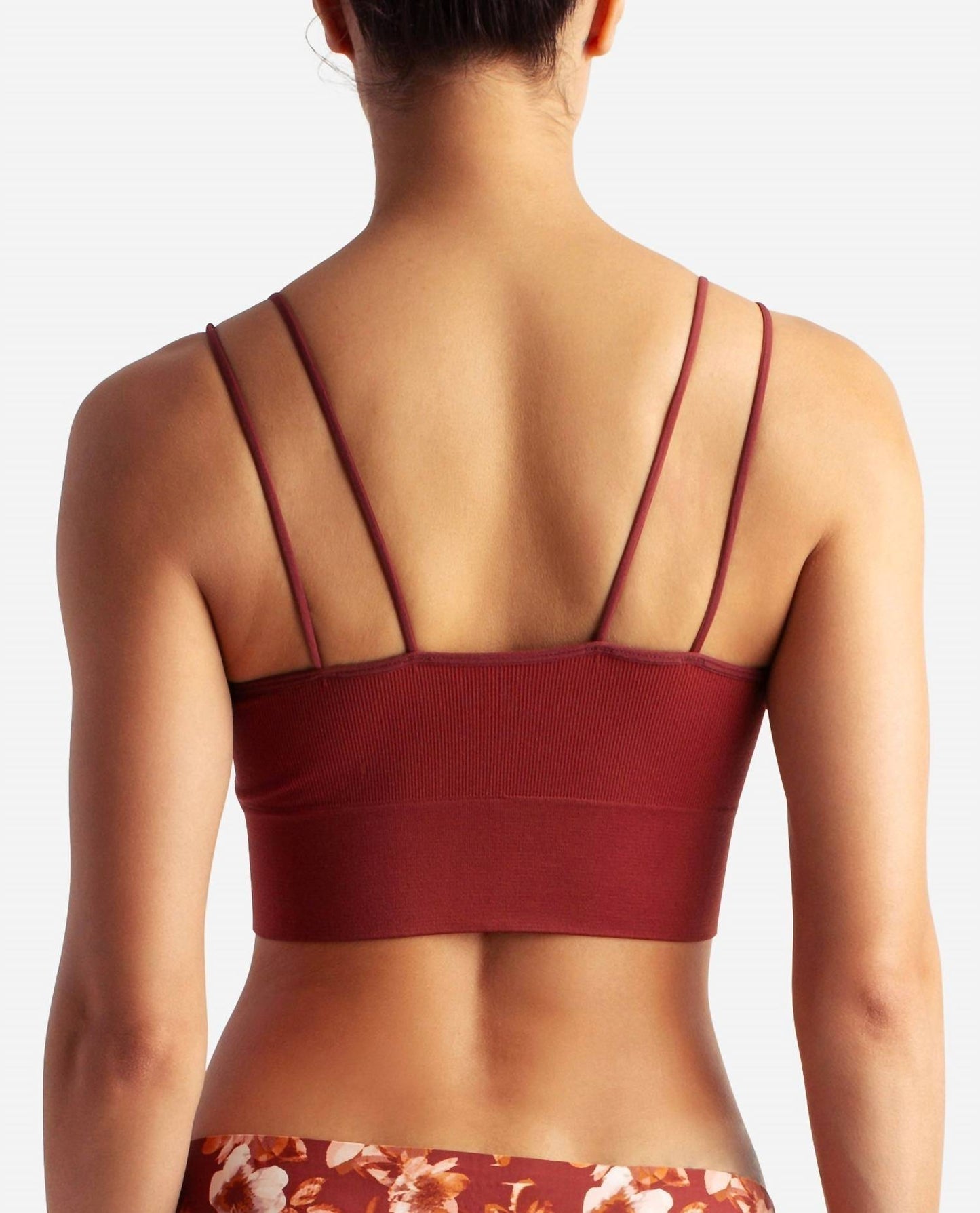 Danskin - 3-pack Seamless Rib Longline With Bungee Pullover Bralette
