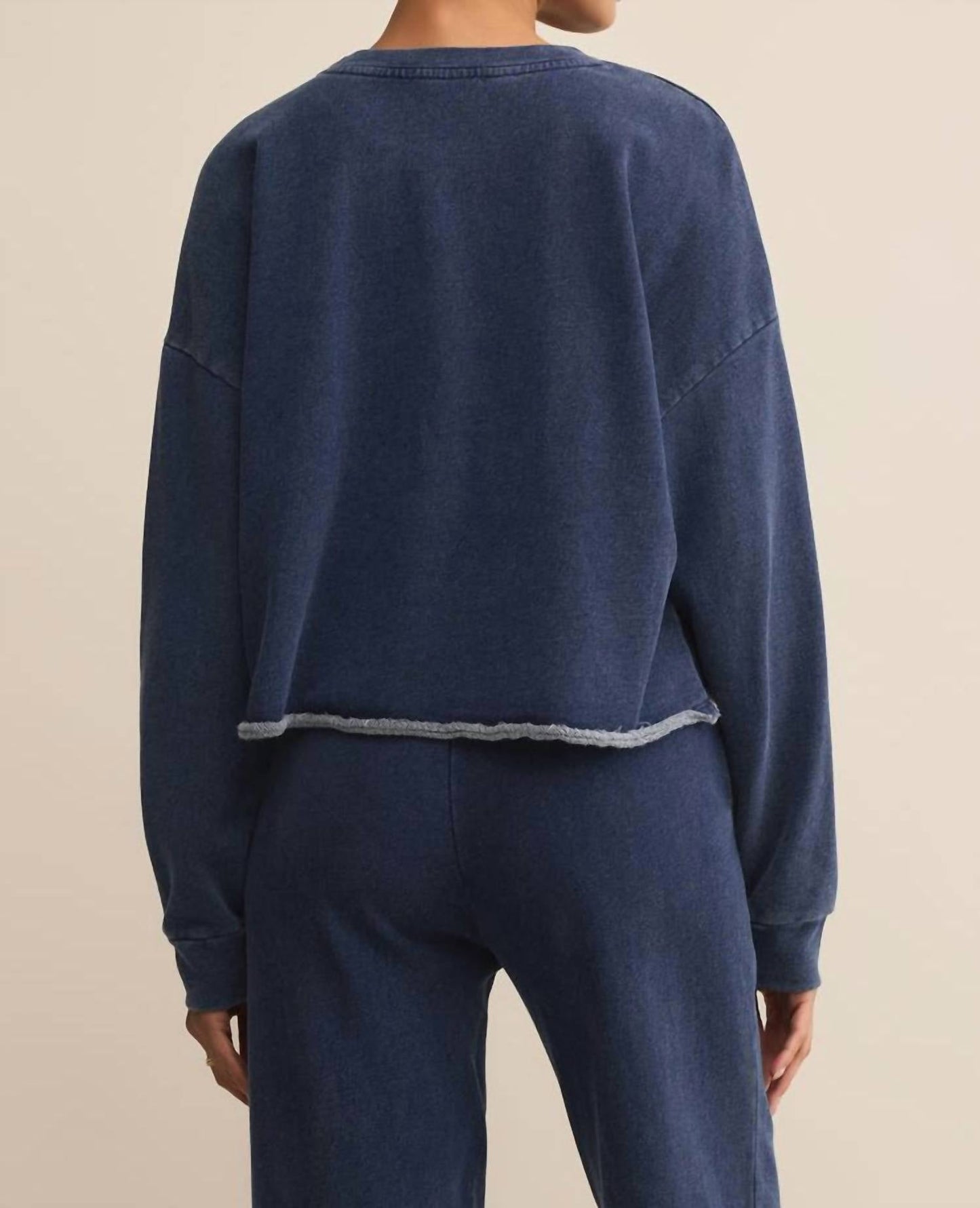 Z Supply - Circuit Knit Denim Sweatshirt