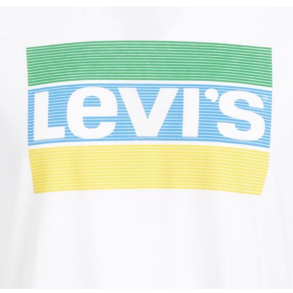 Levi's Men's Teesdale Logo T-Shirt White Size Large