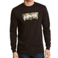 Levi's Men's Long-Sleeve Camo Logo T-Shirt Black Size Large