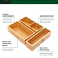 Storage Box Set of 3, Natural