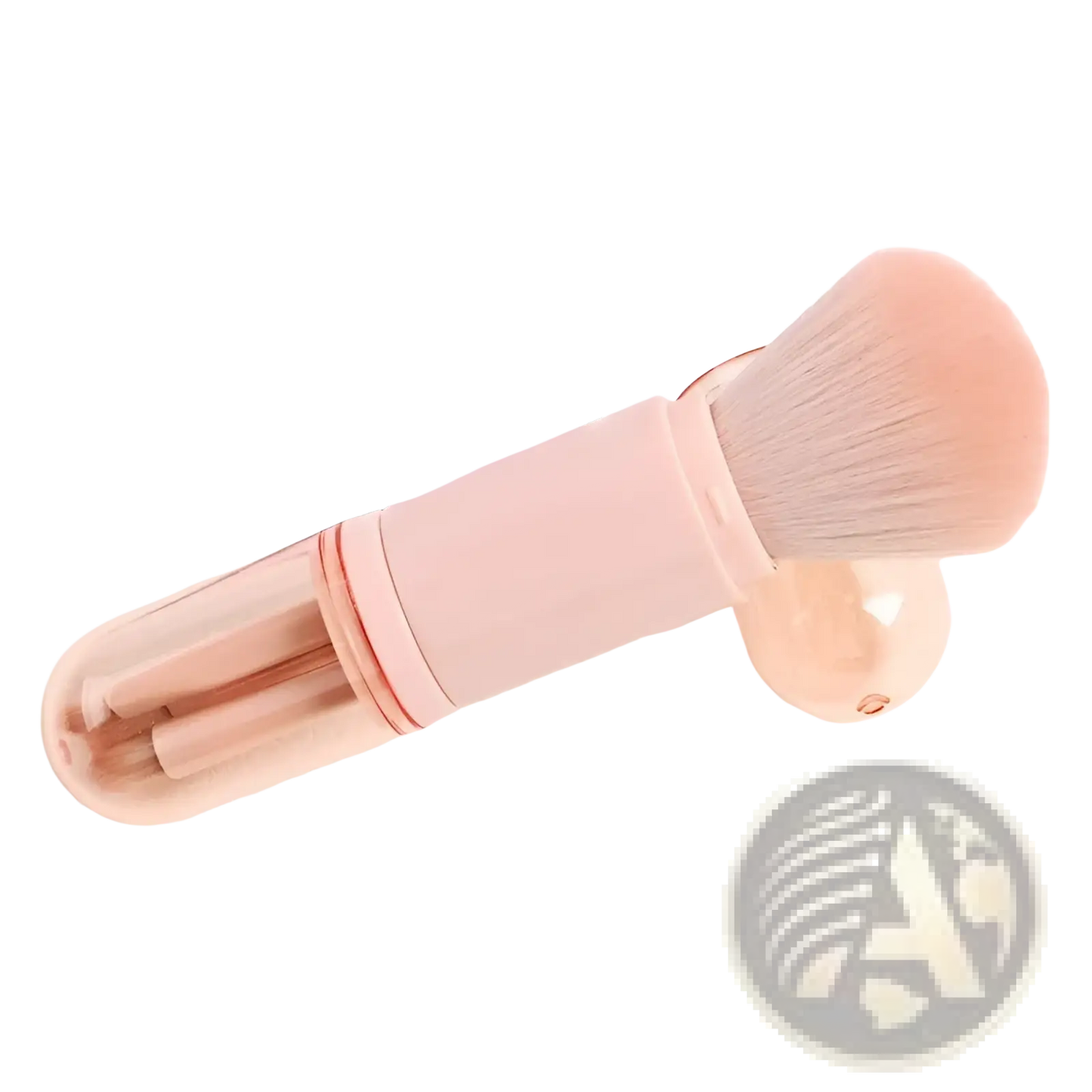4 in 1 Portable Travel Makeup Brush Set with Storage Case