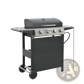 4 Burner Propane Gas Grill 34000 Btu Stainless Steel