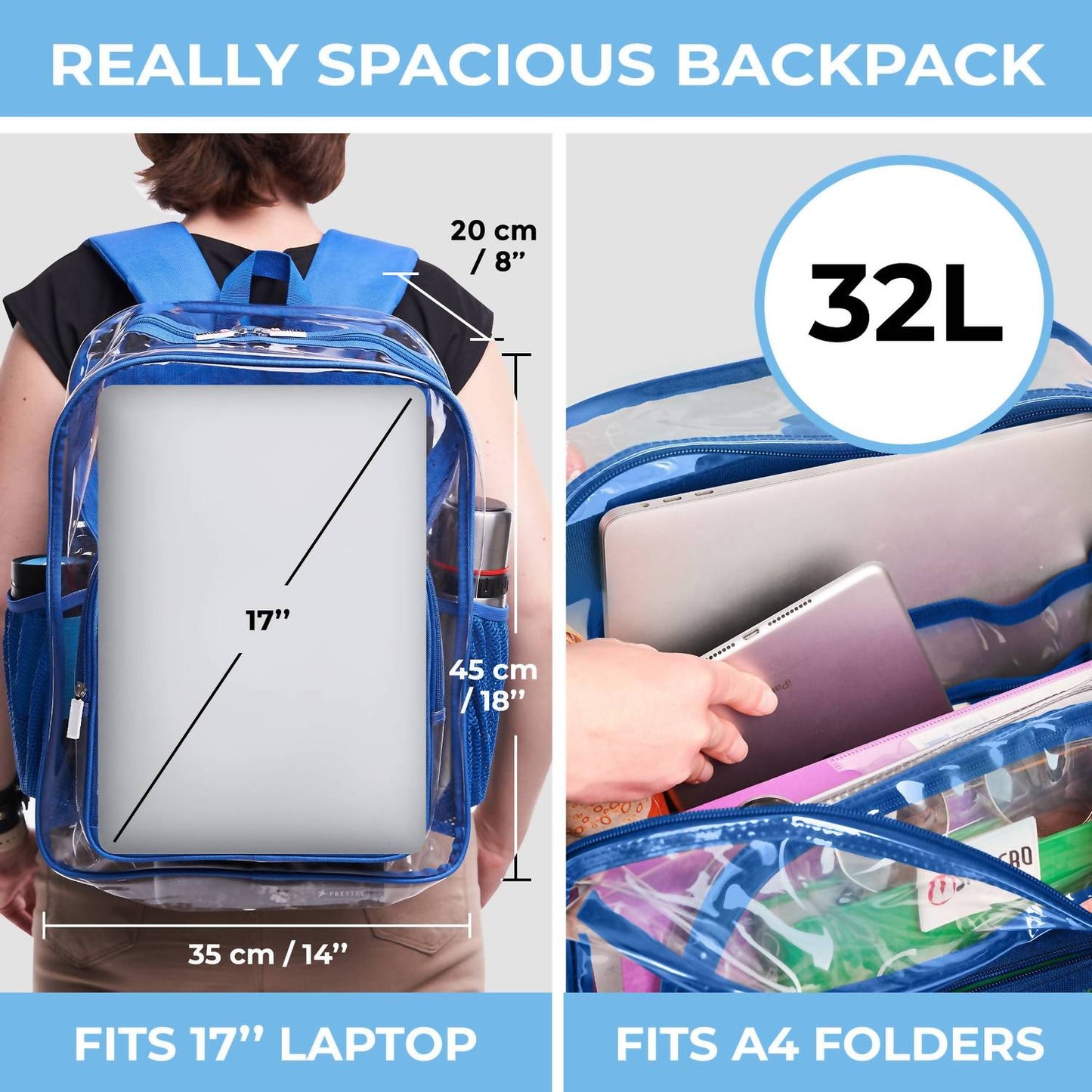 Shylero - Women's Clear Backpack