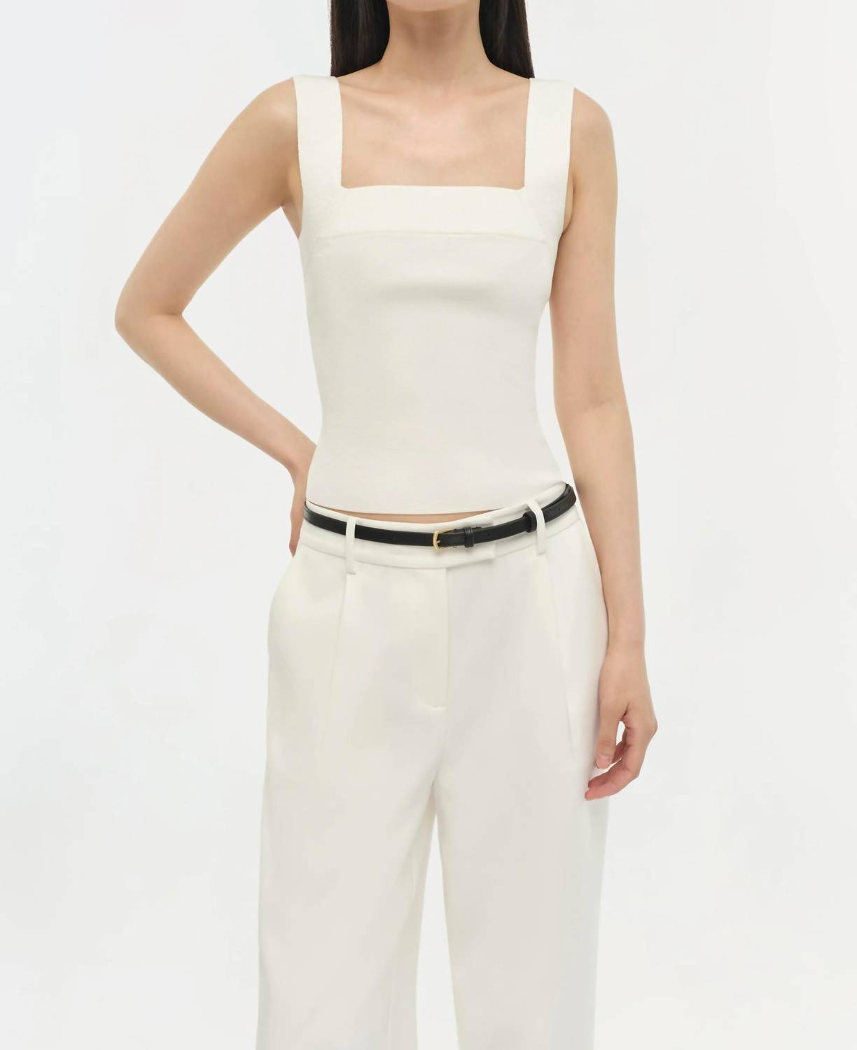 Jonathan Simkhai - Madine Square Neck Tank